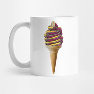 Trippy Soft Serve Cone Mug